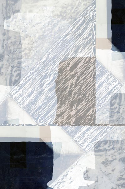 Sereni strati di blu e grigio da cartissi
