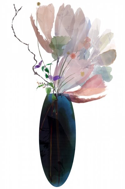 Fiori dai colori tenui e sereni da cartissi