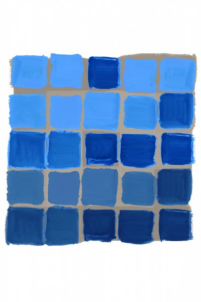 Griglia "Shades of Blue" da cartissi
