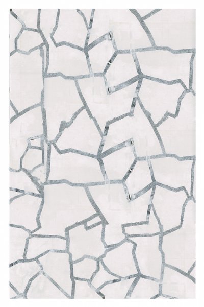 Frammenti geometrici argentati da cartissi
