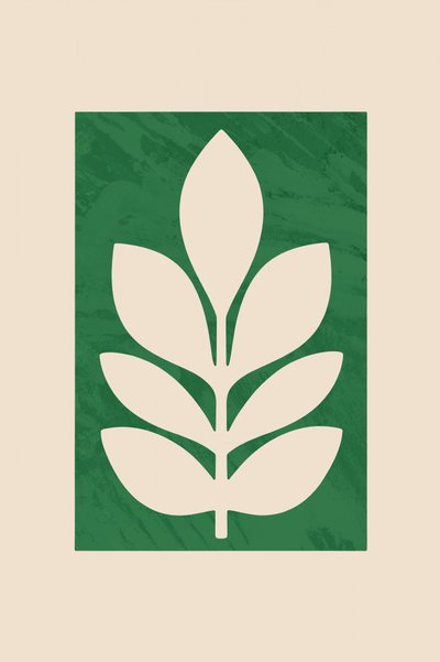 Semplice stelo botanico da cartissi
