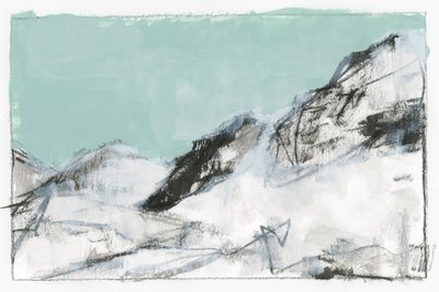 Astratto "Montagna innevata" da cartissi