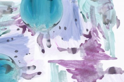 Azzurro tenue e lavanda - Astratto da cartissi