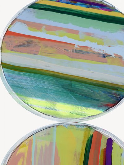 Cerchi astratti dai colori vivaci da cartissi