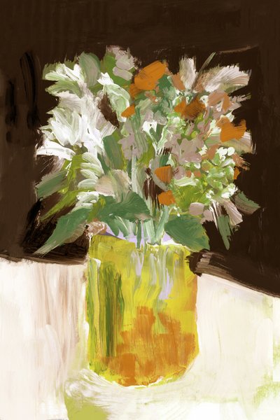 Bouquet di fiori dai colori vivaci da cartissi