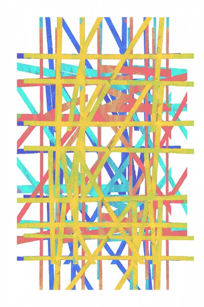 Griglia geometrica dai colori vivaci da cartissi
