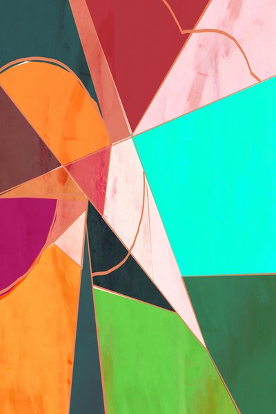 Forme geometriche vivaci da cartissi