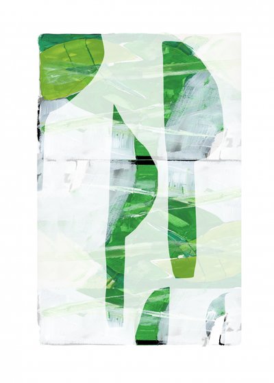Astratto verde vivace da cartissi