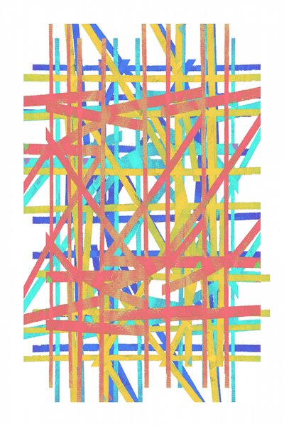 Linee vivaci che si incrociano da cartissi