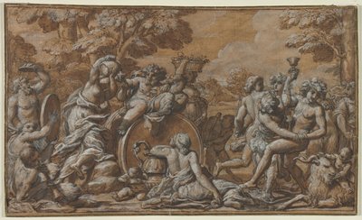 Baccanale da circle of Pietro da Cortona