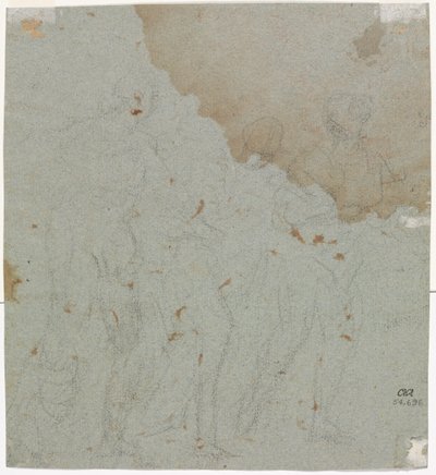 Schizzo per Lot e le Sue Figlie (verso) da circle of Pietro da Cortona