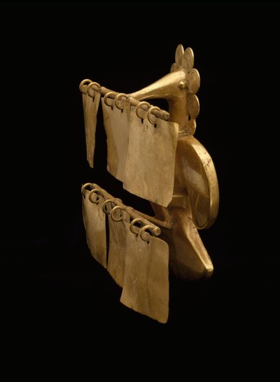 Pendente di Curassow con Pendenti da civilization Quimbaya