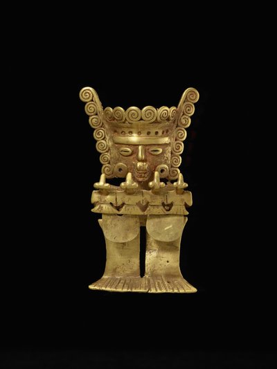 Pendente figurato con quattro uccelli da culture Zenú