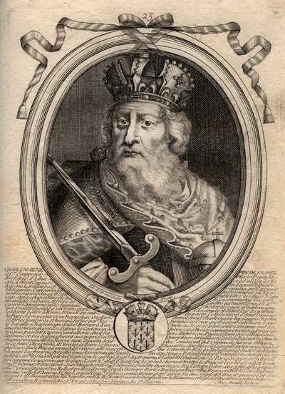 Carlo Magno (Carlo I detto il Grande, Carolus Magnus, 742-814), Re dei Franchi - Carlo Magno (Carolus Magnus, Carlo il Grande) (747-814) Re dei Franchi e Imperatore Cristiano dell
