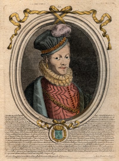 Ritratto di Luigi XII (1462-1515), Re di Francia - incisione da 