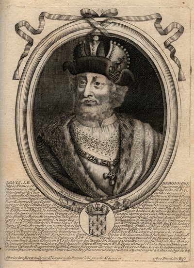Ritratto di Luigi I il Pio (778-840), Re di Francia - Luigi I il 