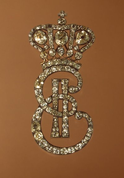 Monogramma di Caterina II per le Dame di Corte, tra il 1775 e il 1780 da decorations and medals Orders