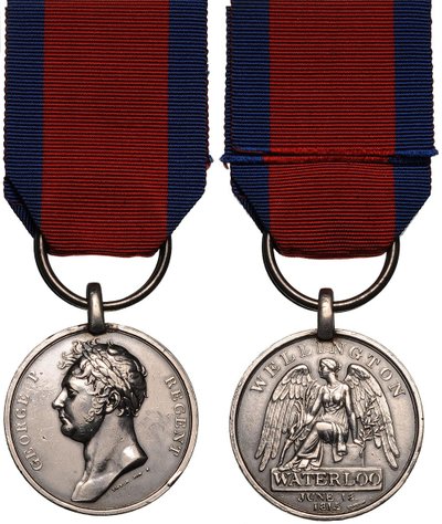 La medaglia di Waterloo da decorations and medals Orders