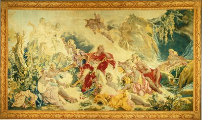 Sogno di Rinaldo da design and cartoon by François Boucher; woven under the direction of Jean Baptiste Oudry and Nicolas Besnier at