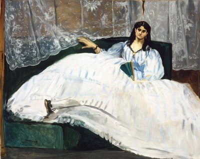 Donna con ventaglio da Édouard Manet