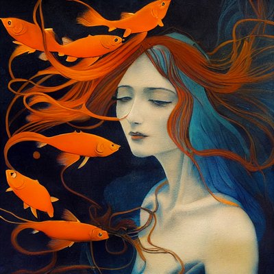Bella ragazza, sirena del mare da F. Abderrahim