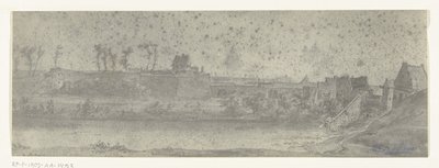 Vista su Maastricht, 1672 da frères Moreau