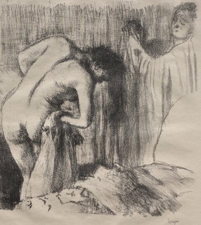 Dopo il bagno III da imitator of Antoine Louis Barye
