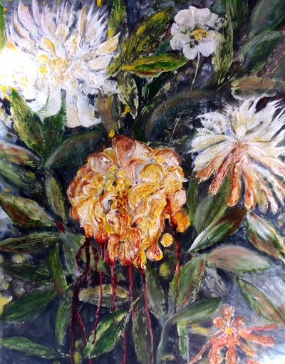 peonia sanguinante, 2017 da jocasta shakespeare