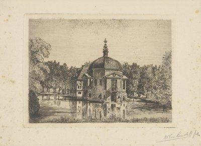 Veduta di Trompenburgh da jonkheer Barthold Willem Floris van Riemsdijk