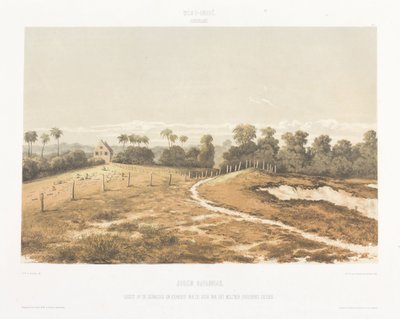 Vista sulla sinagoga e il cimitero dal Cordonpad da jonkheer Jacob Eduard van Heemskerck