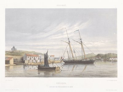 Posto per navi da guerra nel porto di Curaçao (Gezigten uit Neerland