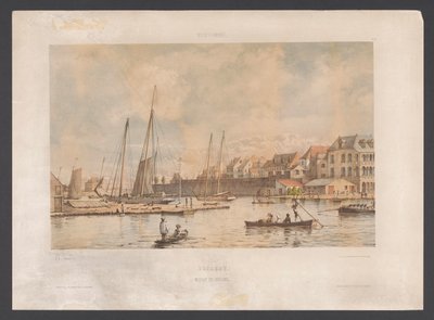 Waaigat e mura cittadine di Willemstad da jonkheer Jacob Eduard van Heemskerck