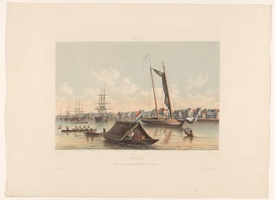 Waterkant e rada a Paramaribo, Suriname da jonkheer Jacob Eduard van Heemskerck