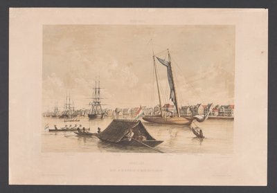 Riva e rada a Paramaribo da jonkheer Jacob Eduard van Heemskerck