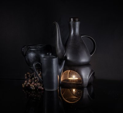 Dark Ceramics Candle Glow da larryliu