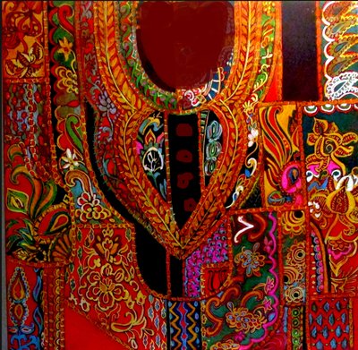 INDIA KURTA, 2017 (tecnica mista) da linda arthurs