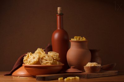 Natura morta in cucina italiana da magnola