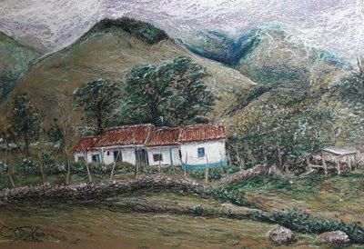 Paesaggio andino - Llano Largo Venezuela da miguelmendez_art.ve
