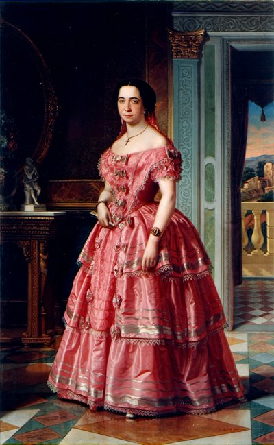 Ritratto di una dama da Angel María Cortellini