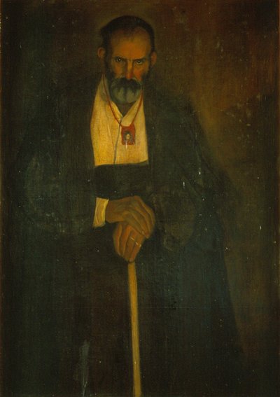 Il vecchio con lo scapolare da Ángel Zárraga