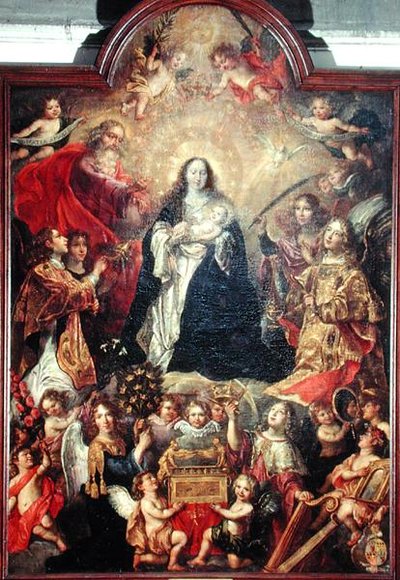 Adorazione della Vergine da or Liemaecker Nicolaas de Liemakere