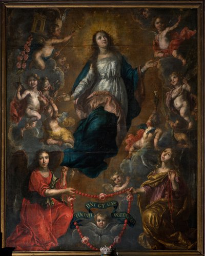 Chiesa parrocchiale (Parochiekerk Sint-Joris). Interno. Assunzione di Maria. Nicolas de Liemaeckere. 1640. da or Liemaecker Nicolaas de Liemakere