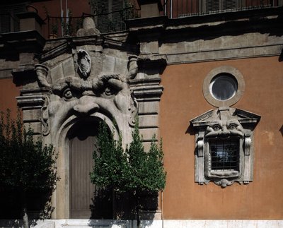 Vista del palazzo Zuccari da or Zuccaro Federico Zuccari