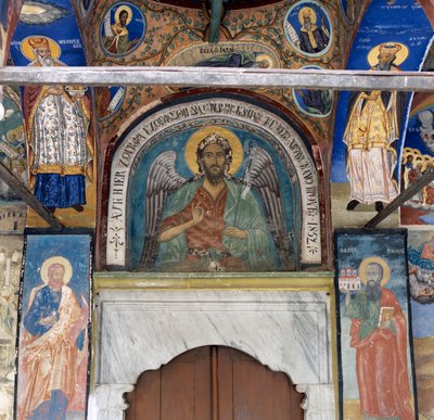 Affresco nel Monastero di Timios Prodromos, Serres, Macedonia Centrale, Grecia da Unbekannt Unbekannt