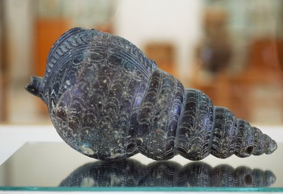 Rituale a forma di conchiglia tritone, dal palazzo di Malia, Creta, Grecia, civiltà minoica da Unbekannt Unbekannt