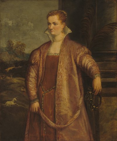 Irene di Spilimbergo da possibly begun by Gian Paolo Pace Assistant of Titian