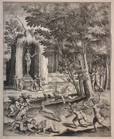 Cupidi che Giocano da possibly by Hieronymus Wierix