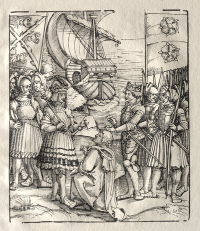 Massimiliano fa pace con Enrico VII da possibly by Peter Flötner