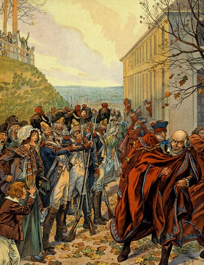 Colpo di stato di Napoleone I Bonaparte (1769-1821): Fuga dal Consiglio dei Cinquecento il 19 brumaio (10 novembre) da pseudonym for Onfray de Breville Jacques Job