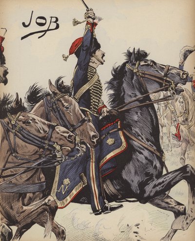 Cavaliere francese delle guerre napoleoniche da pseudonym for Onfray de Breville Jacques Job